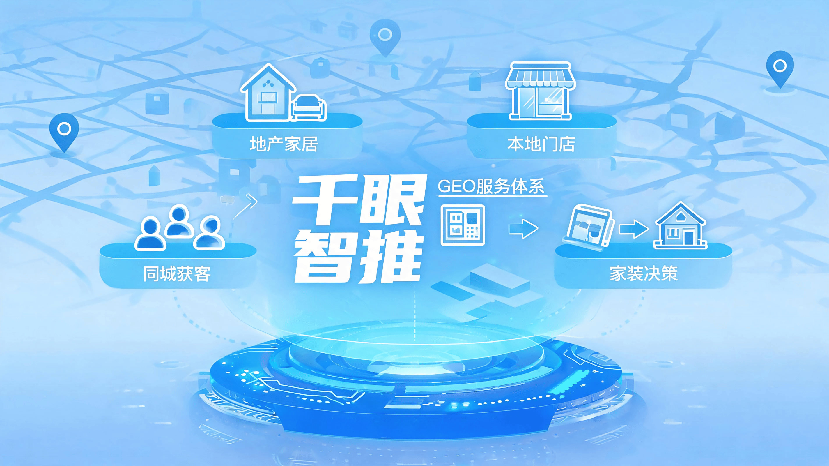 千眼智推背靠智推时代,打造地产家居垂直GEO硬核服务能力